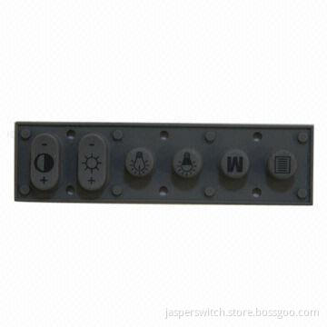 Custom-design silicone rubber keypad, PU coating